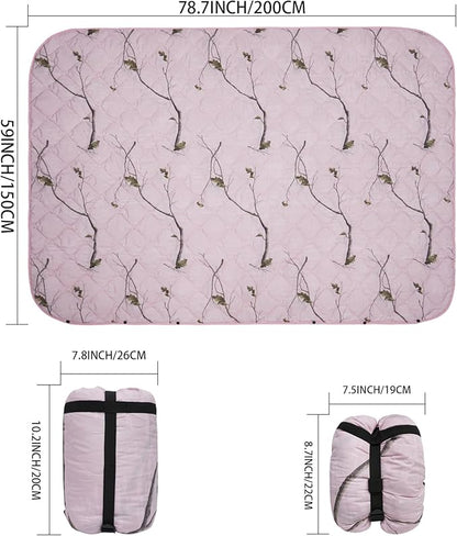Poncho Liner Military Blanket Outdoor Camping Blankets for Travel, Beach, Grass, Picnic, Car Emergency, Outdoor, Survival
