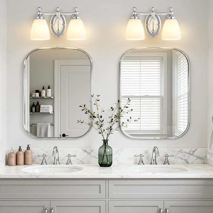 EJIAXIN Bathroom Vanity Lights Over Mirror, 2 Light Bath Vanity Light Modern
