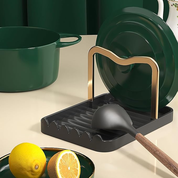 Stainless Steel Pot Lid Holder-Kitchen Organizer & Utensil Storage Rack