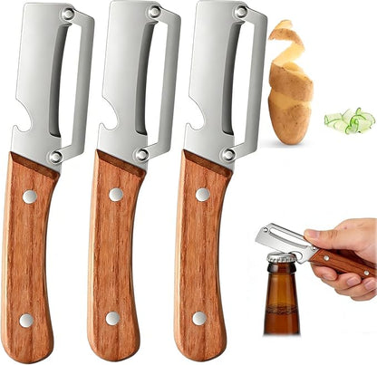 3 Pack 2 in 1 Multi-Functional Vegetable Peeler
