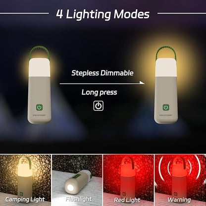 Halostorms 430LM Rechargeable Camping Lantern | 3200mAh, 4 Modes & Power Bank