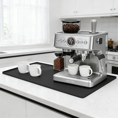 Silicone Coffee Mat, Eco-friendly, Hygienic Drying Pad, Leak-Proof and Non-Slip