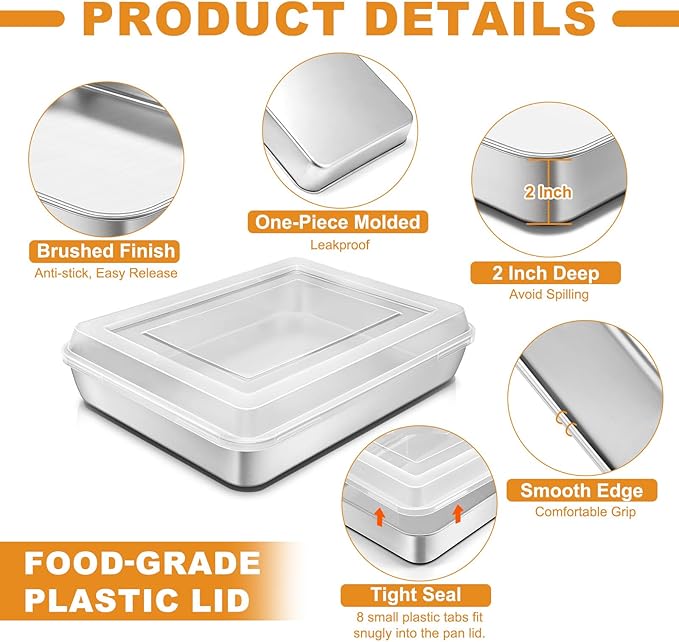 Stainless Steel Baking Pan