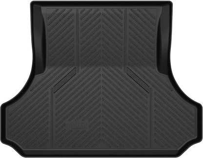 LASFIT Trunk Mat for Dodge Charger 2011-2023, for Chrysler 300 2011-2023, Fit Without Subwoofer, All Weather TPE Custom Fit Car Mats Cargo Liner Cargo Mat, Black