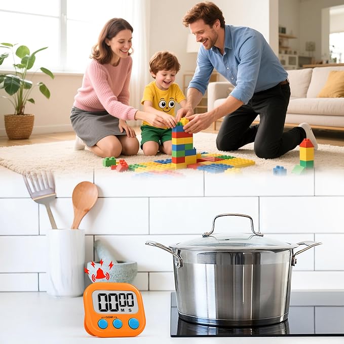 Timer for Kids Teachers Supplies Digital Kitchen Timers for Cooking Large