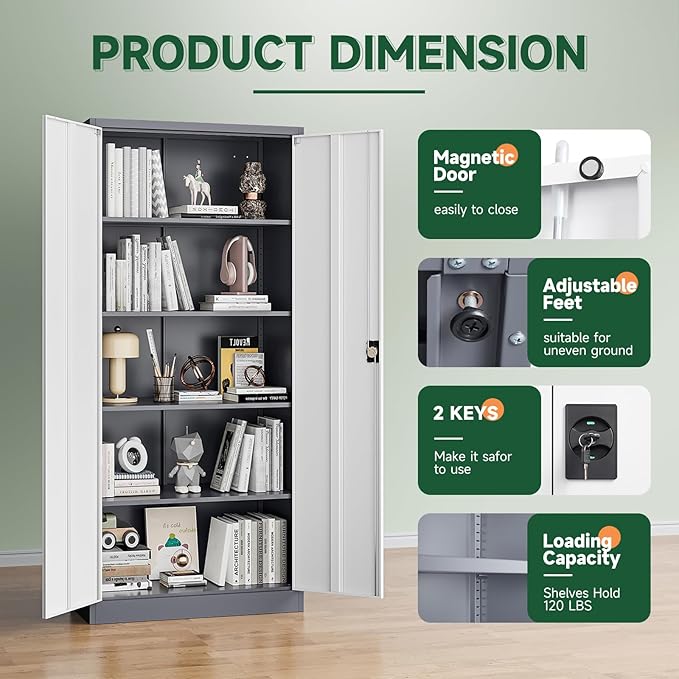 Letaya Metal Garage Storage Cabinets