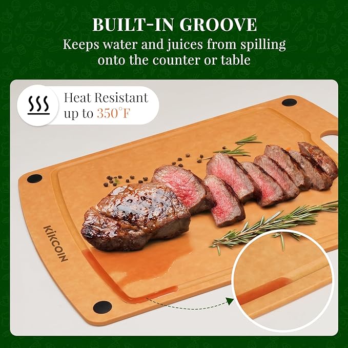 Kikcoin Wood Cutting Board, Cutting Boards