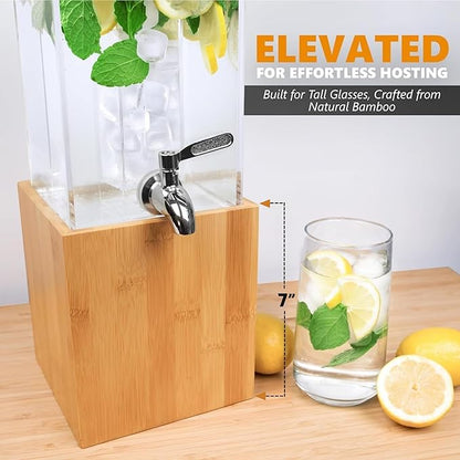 ACRYLIC Drink Dispenser- 1.25 GALLON Beverage Dispenser