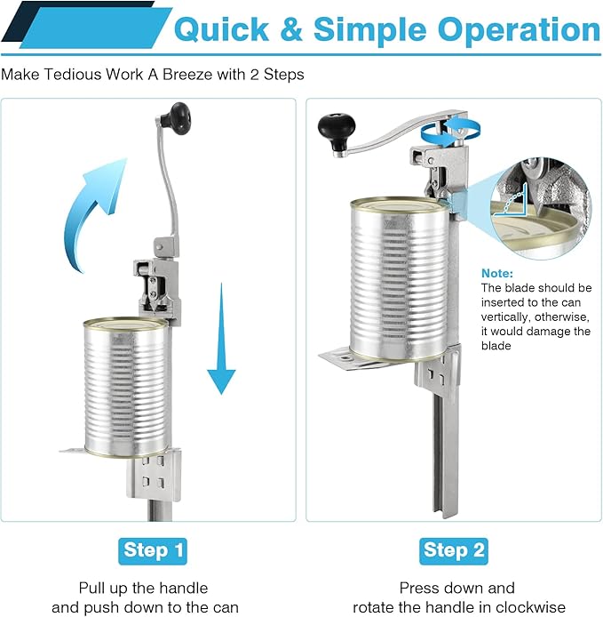 IRONWALLS Commercial Can Opener