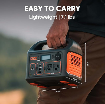 Jackery Portable Power Station Explorer 300 with 5 Meter Extension Cord, 293Wh Backup Lithium Battery, Solar Generator for Outdoors Camping Travel Hunting Blackout (Solar Panel Optional)
