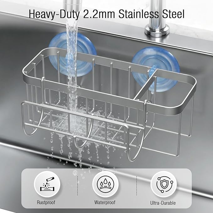 3-in-1 Kitchen Sink Caddy Organizer