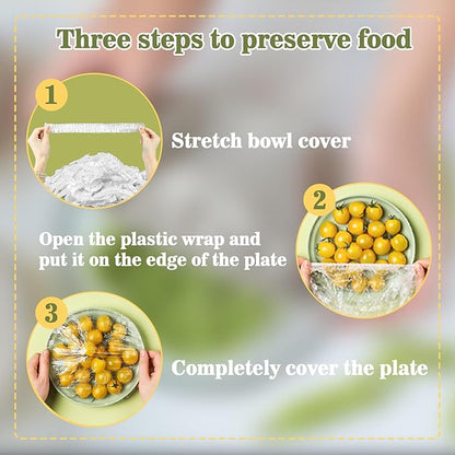 Sukh 100PCS Bowl Covers Reusable