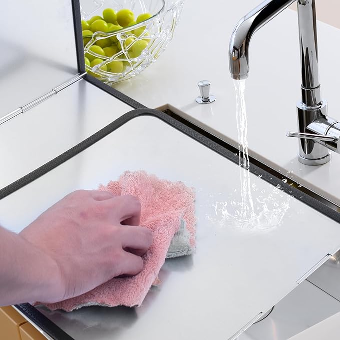 Splatter Guard for Frying Non-Stick 3 Sided Foldable Grease Splatter Screen