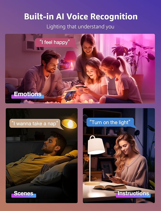 Lepro BR2 AI LED Smart Bulbs