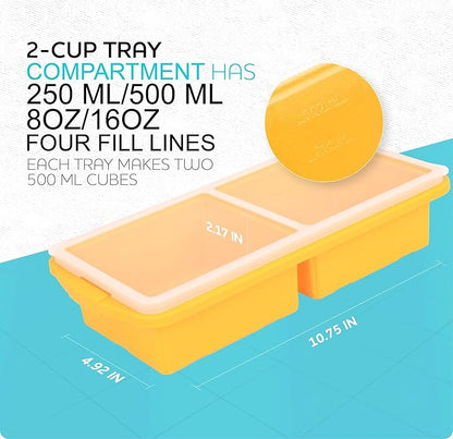 XOMOO Silicone Freezer Tray