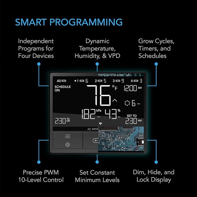 AC Infinity Controller 69 PRO, Smart Environmental Controller
