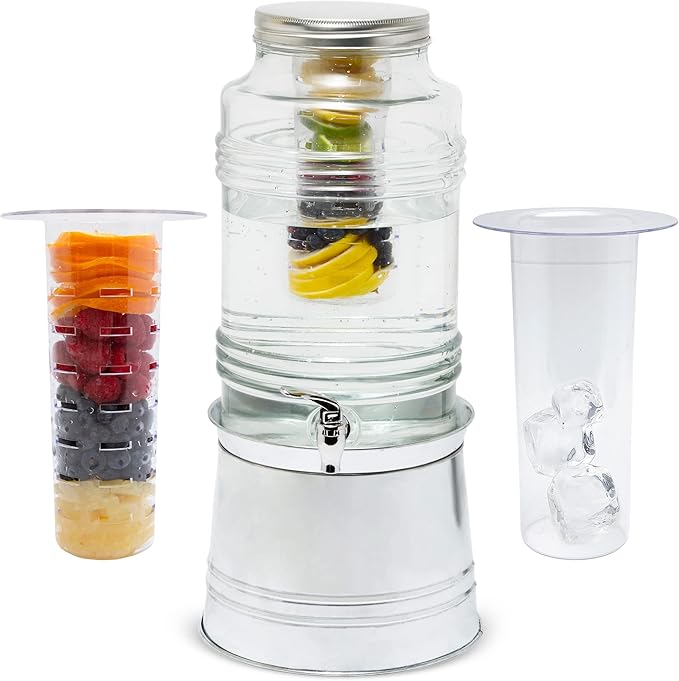 Style Setter Glass Drink Dispenser