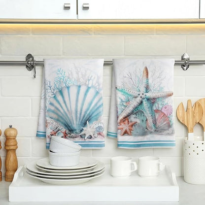 Jingmore 6 Pcs Kitchen Decor Set Accessorie Farmhouse Kitchen Towels Pot