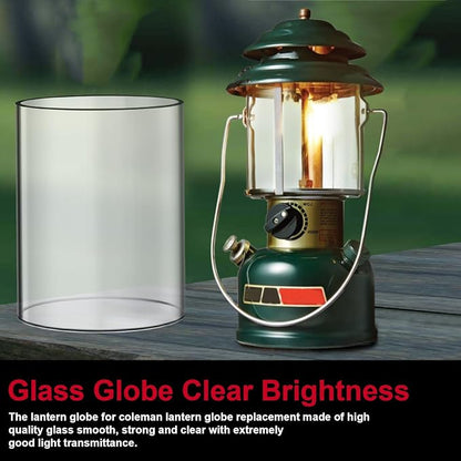Lantern Glass Replacement for Coleman Lanterns Glass Globe Compatible with Coleman Propane Lantern glass,for Coleman 288 Lantern Globe for Coleman Lantern Globe Replacement for Coleman Lantern Parts