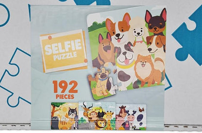 Jumbo Wooden Floor Puzzle for Kids Ages 3-5 - 4 Pack Animal Puzzles, 48 Piece Each |Educational Preschool Toddler Puzzle Gift Set, Safe & Durable Preschool Learning Toy for Boys & Girls| oddler Puzzle