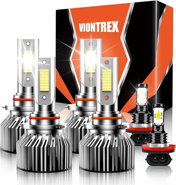 High Low Beam Fog Light Bulbs Combo Pack Fit For Honda Civic 2006 2007 2008 2009 2010 2011 2012 2013 2014 2015 Driving Light Bulbs,6500K White Car Lamp Kit,Plug and Play,IP68 Pack of 6