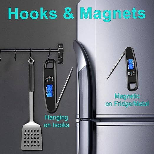 Meat Thermometer Digital, IP67 Waterproof Cooking Thermometer