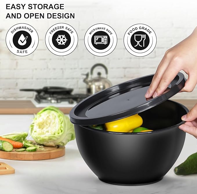 Greentainer Plastic Mixing Bowls