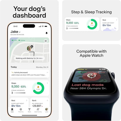 New Fi Series 3+ Smart Dog Tracker Collar GPS Tracker