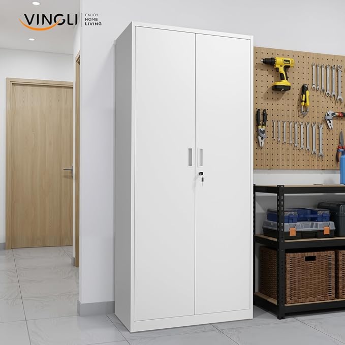 VINGLI Metal Garage Storage Cabinet