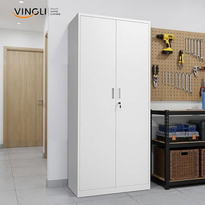 VINGLI Metal Garage Storage Cabinet