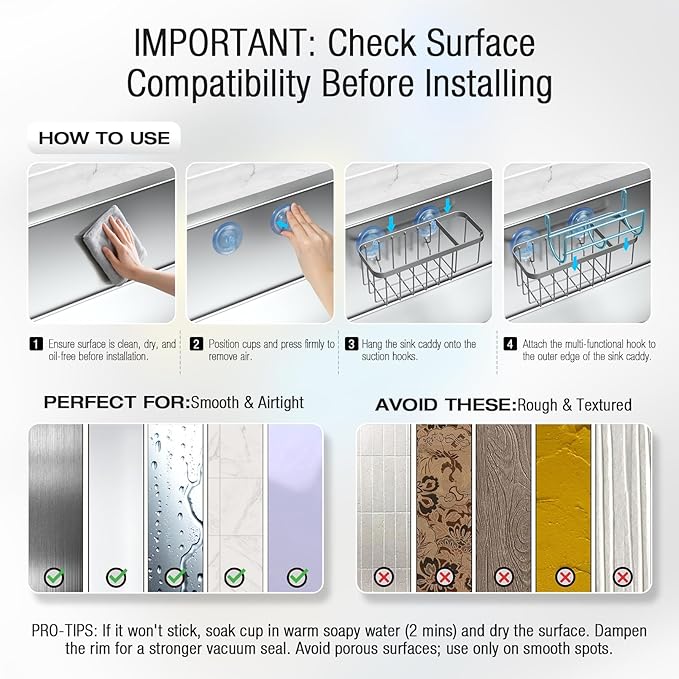 3-in-1 Kitchen Sink Caddy Organizer