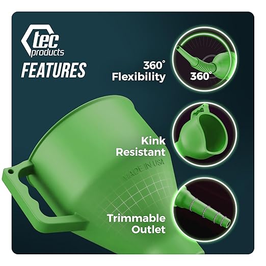 TEC Products FlexAll Long Flexible Funnels