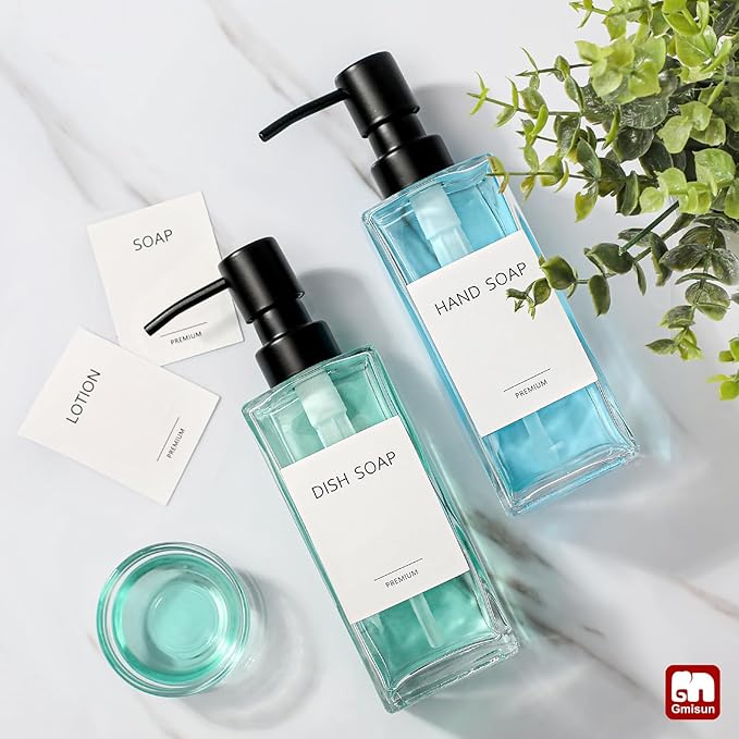 GMISUN Glass Soap Dispenser