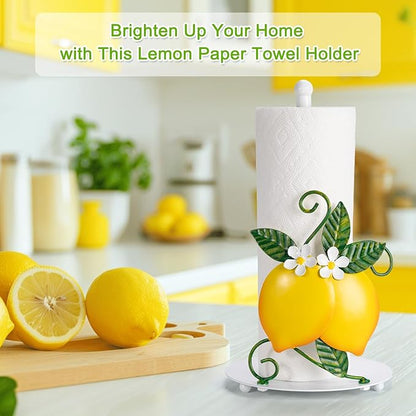 Lemon Paper Towel Roll Holder Countertop