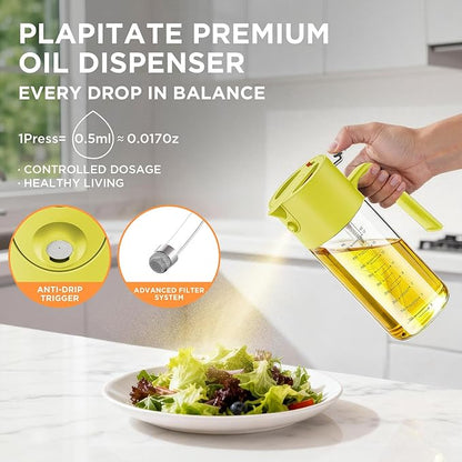 PLAPITATE 17oz/500ml Premium Olive Oil Sprayer