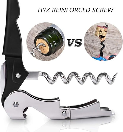 HYZ 2-Pack Wine Opener Waiter Corkscrew, Professional Wine Key