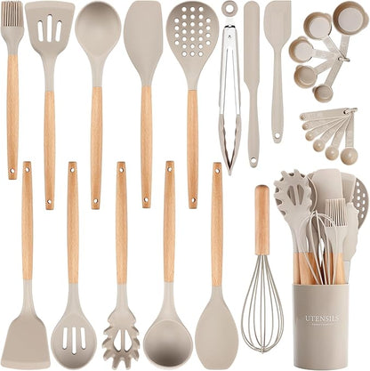 26 Pcs Silicone Cooking Utensils Set