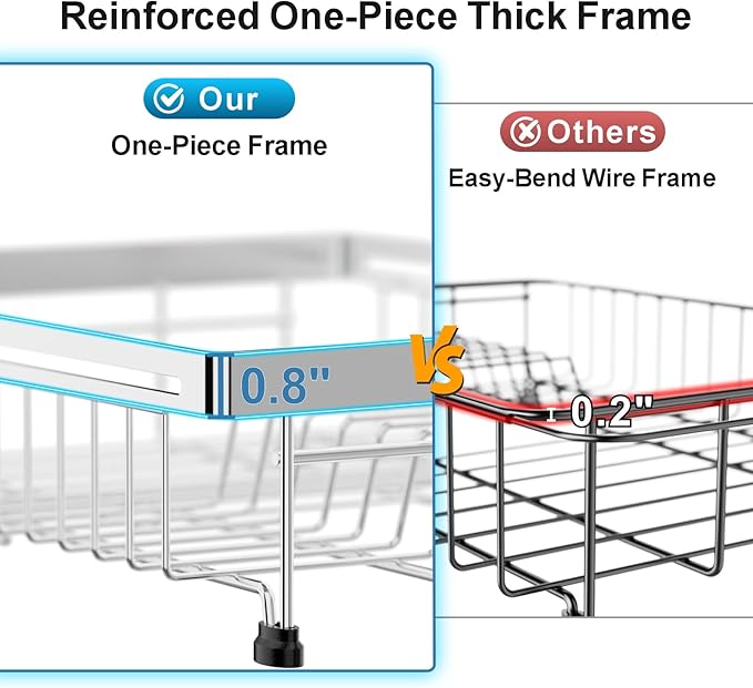 GSlife Over Sink Dish Drying Rack