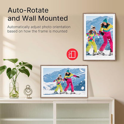 Frameo 10.1" Digital Picture Frame, Smart WiFi Digital Photo Frame