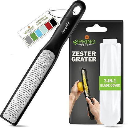 Spring Chef Premium Lemon Zester Grater