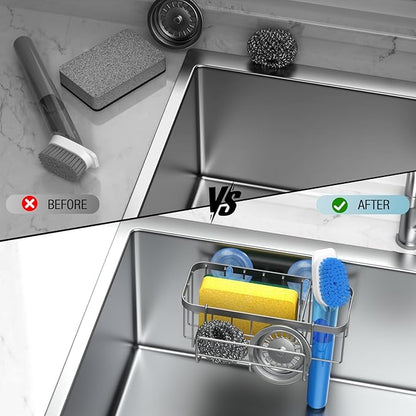 3-in-1 Kitchen Sink Caddy Organizer