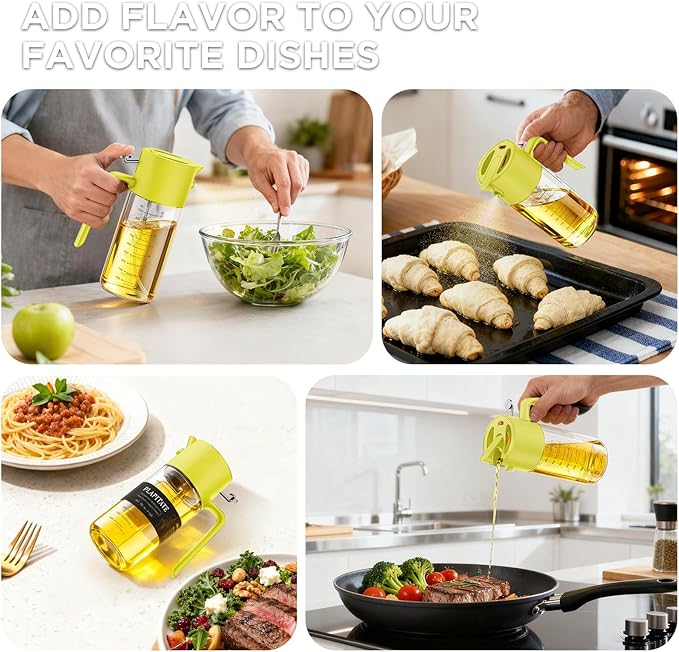 PLAPITATE 17oz/500ml Premium Olive Oil Sprayer