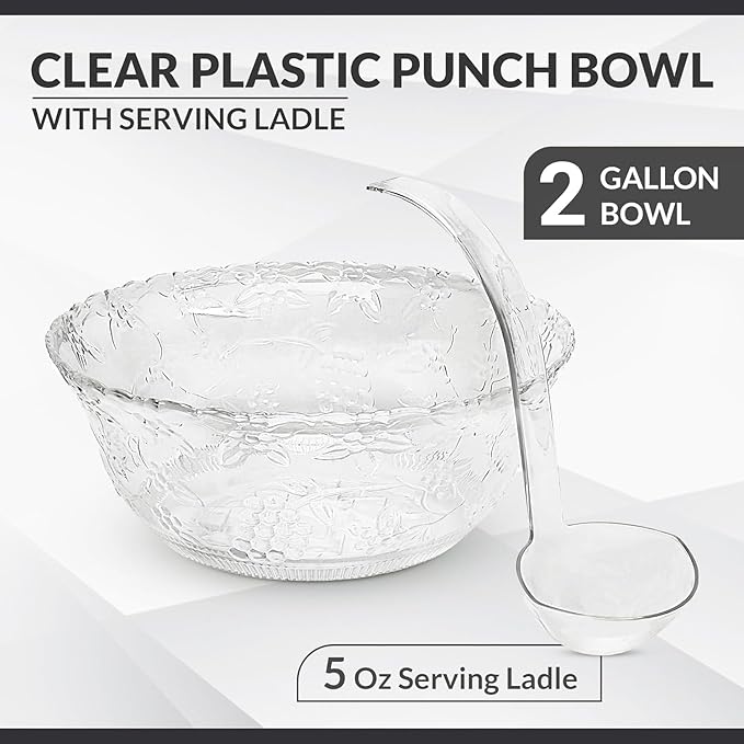 S.G Premium Quality Plastic Punch Bowl