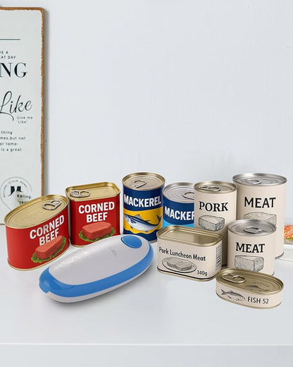 CIRCLE JOY Electric Can Opener, One-Touch Automatic Can Opening