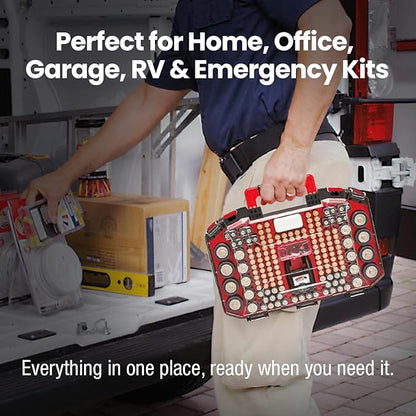 Ontel Battery Daddy Storage & Organizer Case