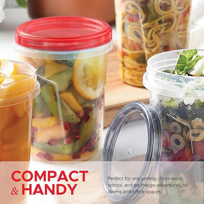 Tafura 10 Pack Leakproof Freezer Containers