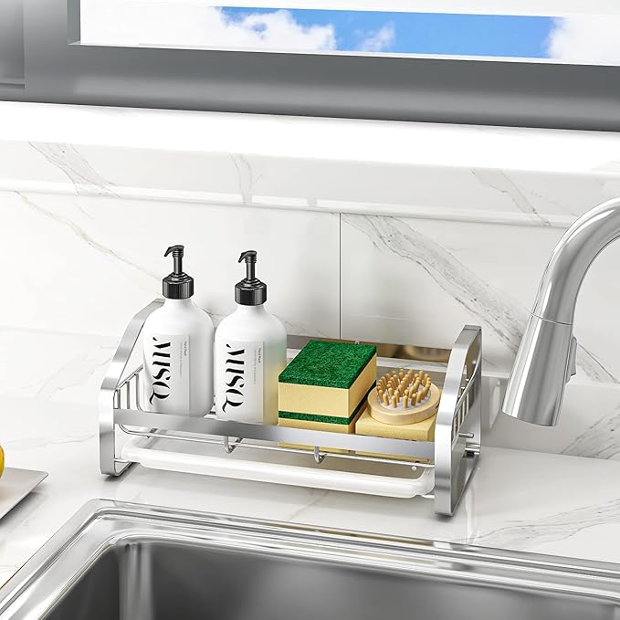 BSKSSK Sink Caddy, Sponge Holder