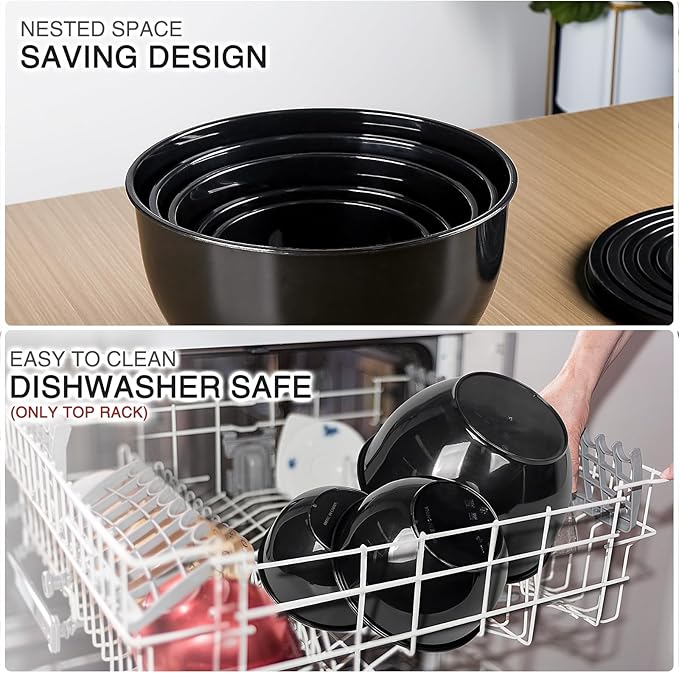 Greentainer Plastic Mixing Bowls