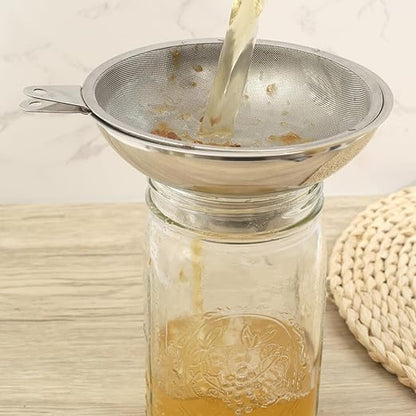 Serinar Canning Funnel with Stainless Steel Filter