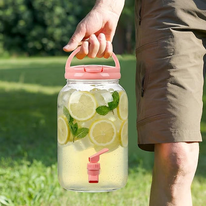 Havawish 2 Pcs 1 Gallon Plastic Beverage Dispenser